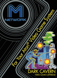Dark Cavern Atari 2600  box art